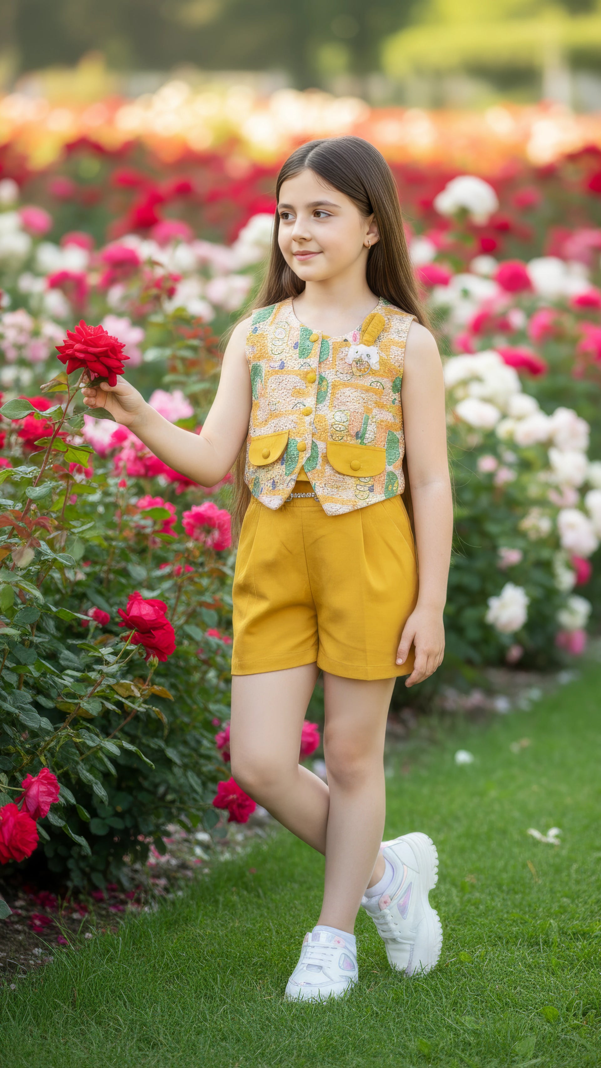 Kids Ethnic Short Set - Yellow Variant | Little Luxe Styles - Little Luxe Styles | Premium Kidswear India